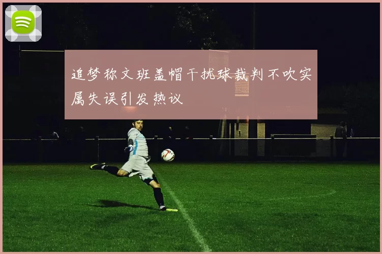 追梦称文班盖帽干扰球裁判不吹实属失误引发热议